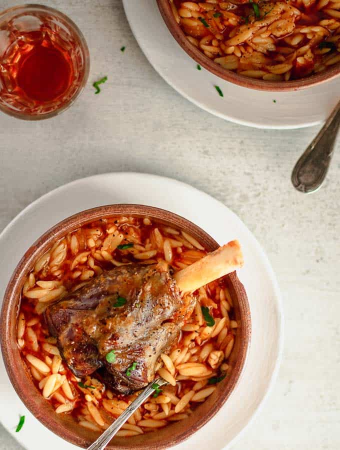 Baked Lamb/ Orzo $32 Baked Lamb/ Orzo