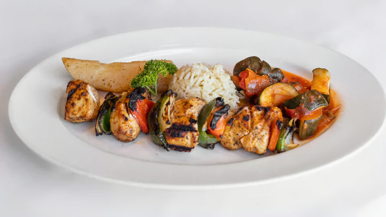 Chicken Kebab $26 Chicken Kebab